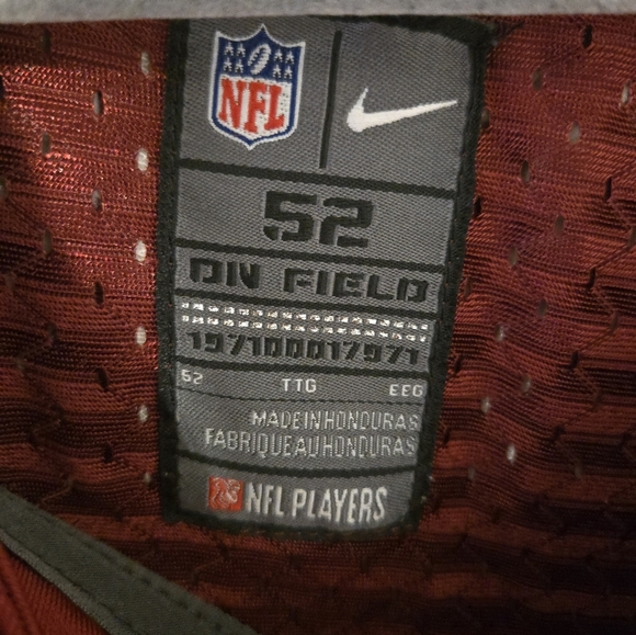 Nike On Field Authentic Jersey MEN 52 Robert Griffin III NFL Washington Redskins - Picture 3 of 6